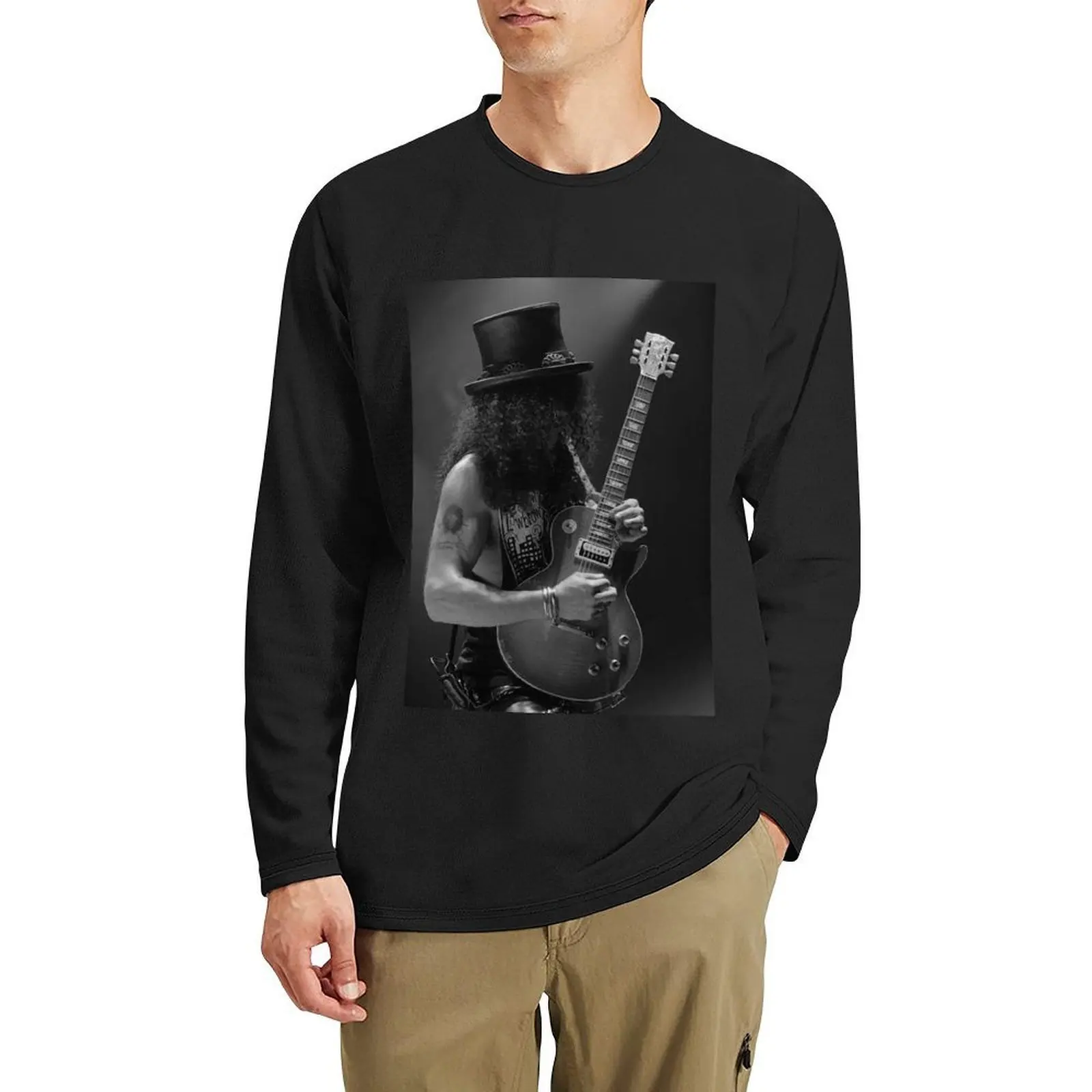 

the guitar master Long T-Shirt funny t shirts vintage t shirt Oversized t-shirt oversized t shirts clothes for men