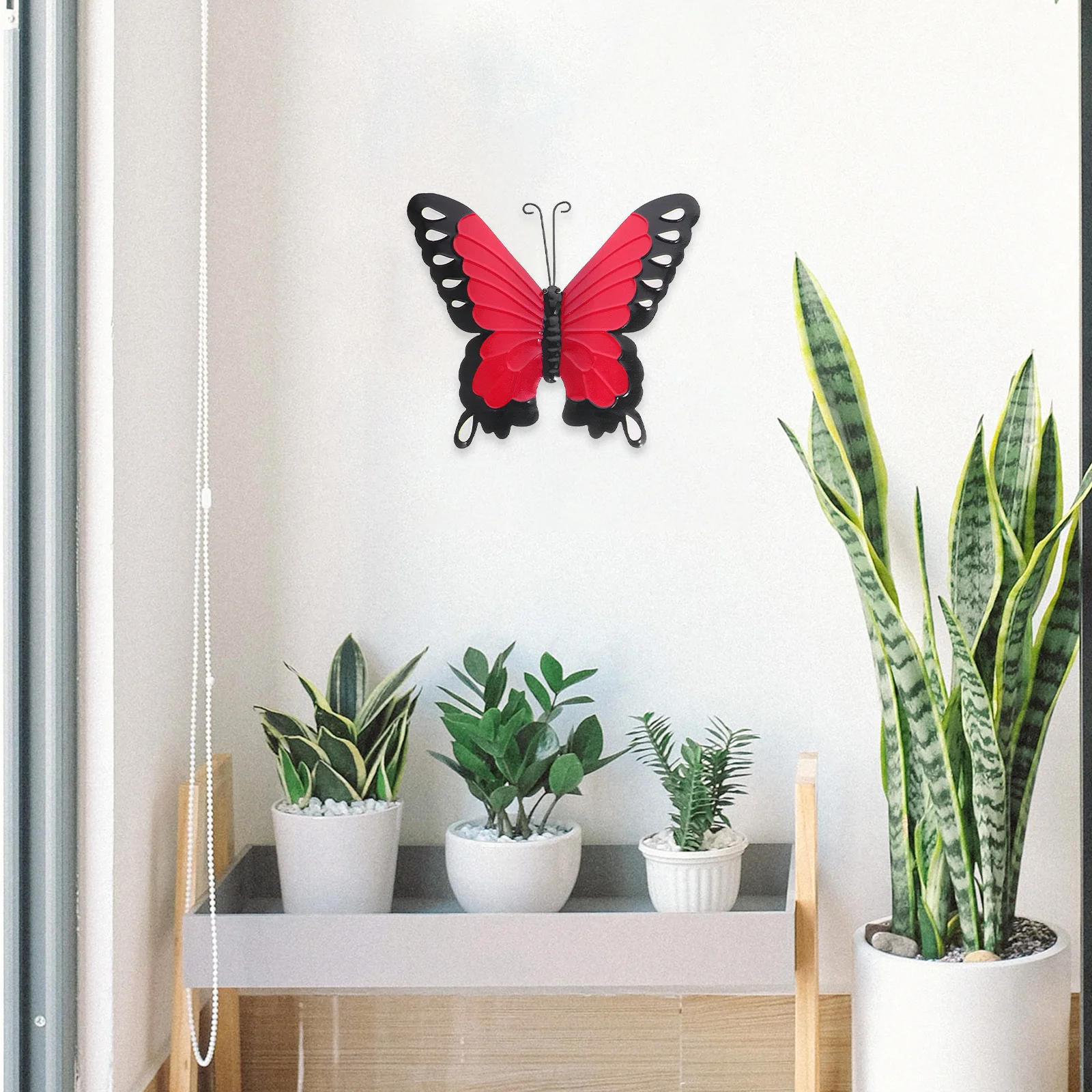 

3Pcs Metal Butterflies Decorative Wall Hanging Iron Art Pendant for Home Office Garden Wall Decorations Craft Butterflies