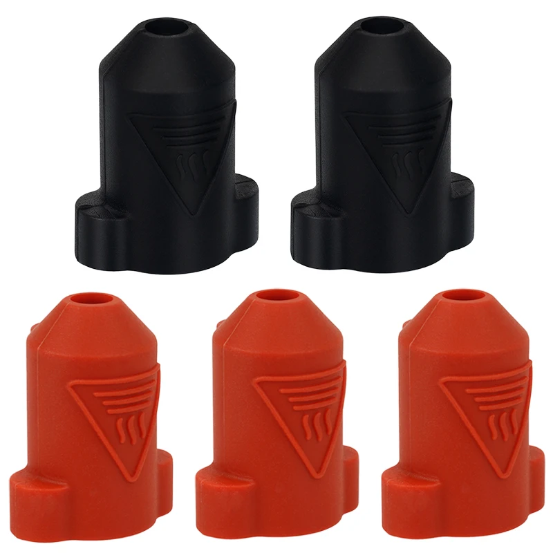 1/3/5Pcs Black/Red K1/K1 Max Silicone Sock Ceramic Heating Block Kit Hotend Heat Insulation Case 3D Printer Accessories