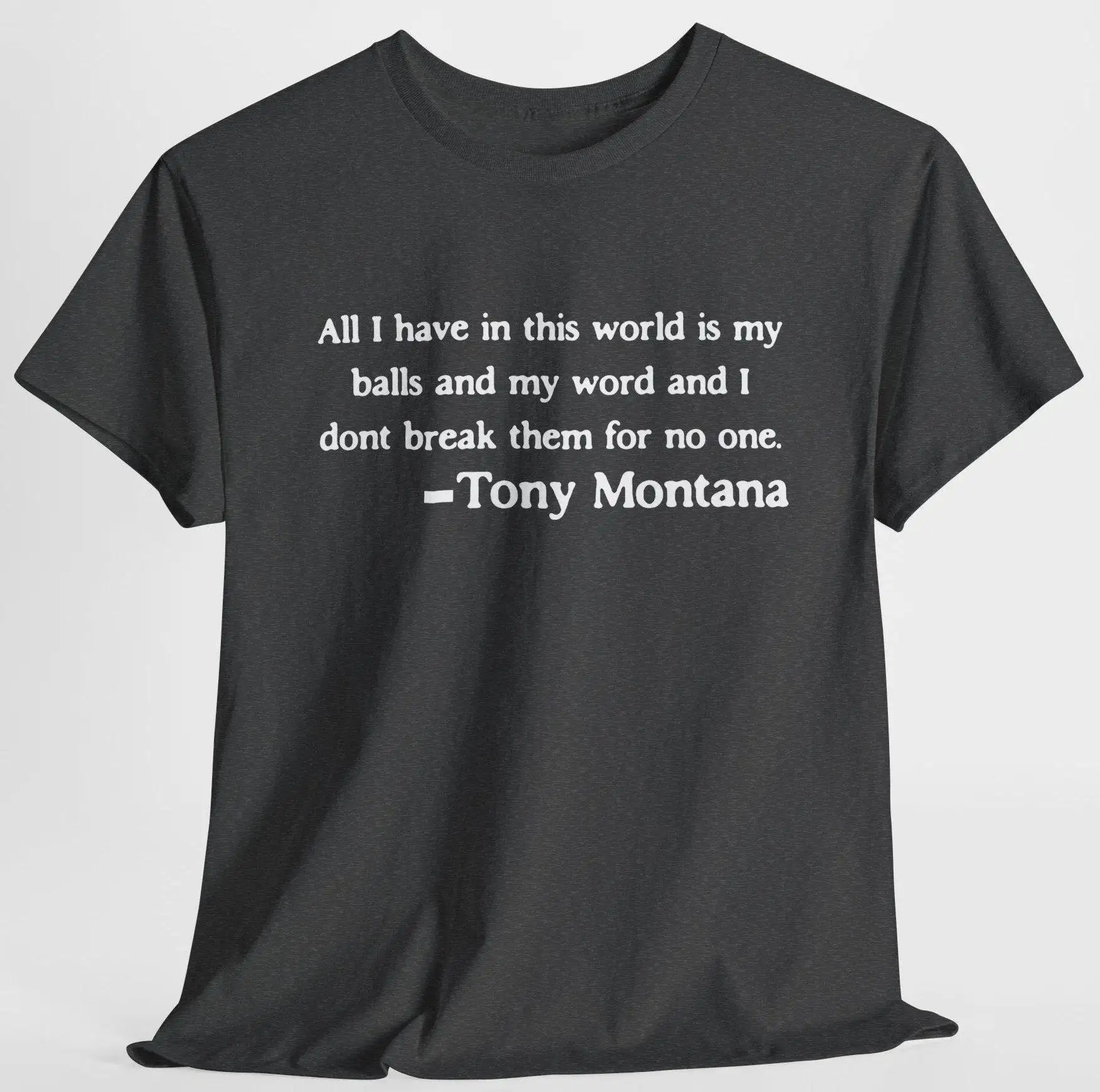 Футболка с цитатой из фильма, лицо со шрамом, гангстерский фильм, любитель аль Пакино, фанат, классический топ