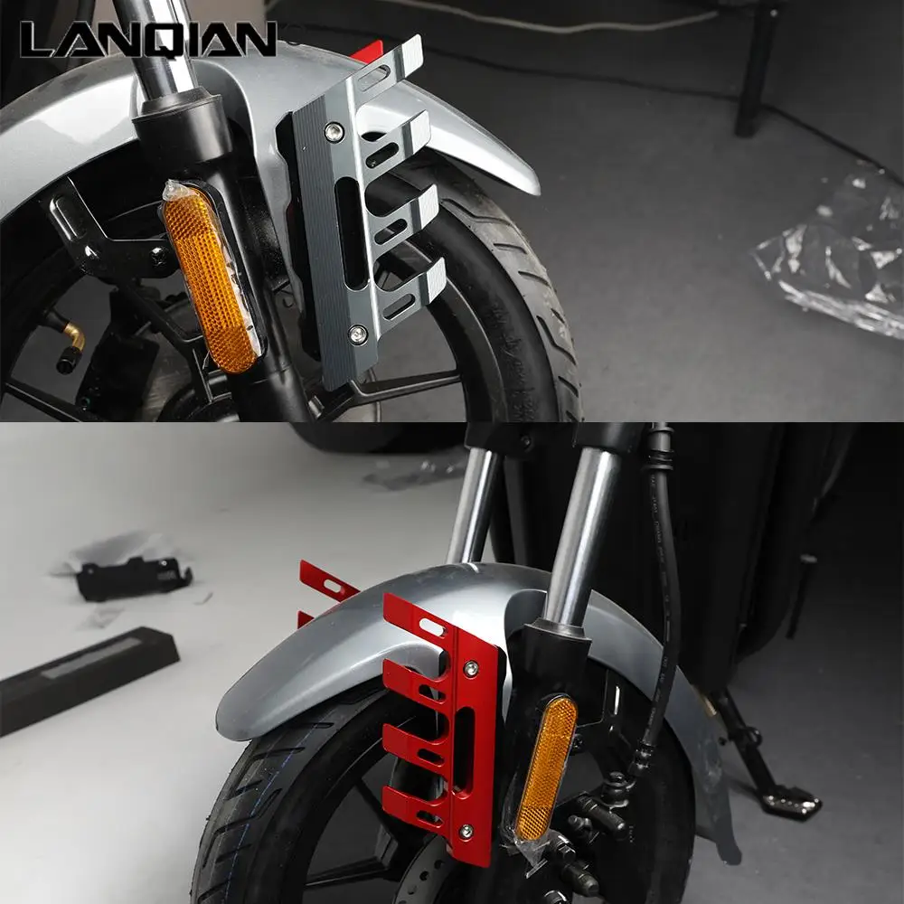 FOR HONDA TRANSALP 600 650 700 750 XLV 600 650 700 TRANSAL Motorcycle CNC Front Fender Side Protection Guard Mudguard Sliders