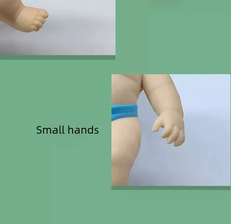 Palm Toy Natasha Kleine Schwarze Puppe Entspannungsspielzeug Gummi-Schwarze Puppe Knetspielzeug mit Musik Langsam Rückfedernd Druckentlastend Kleines Geschenk – Detail 9