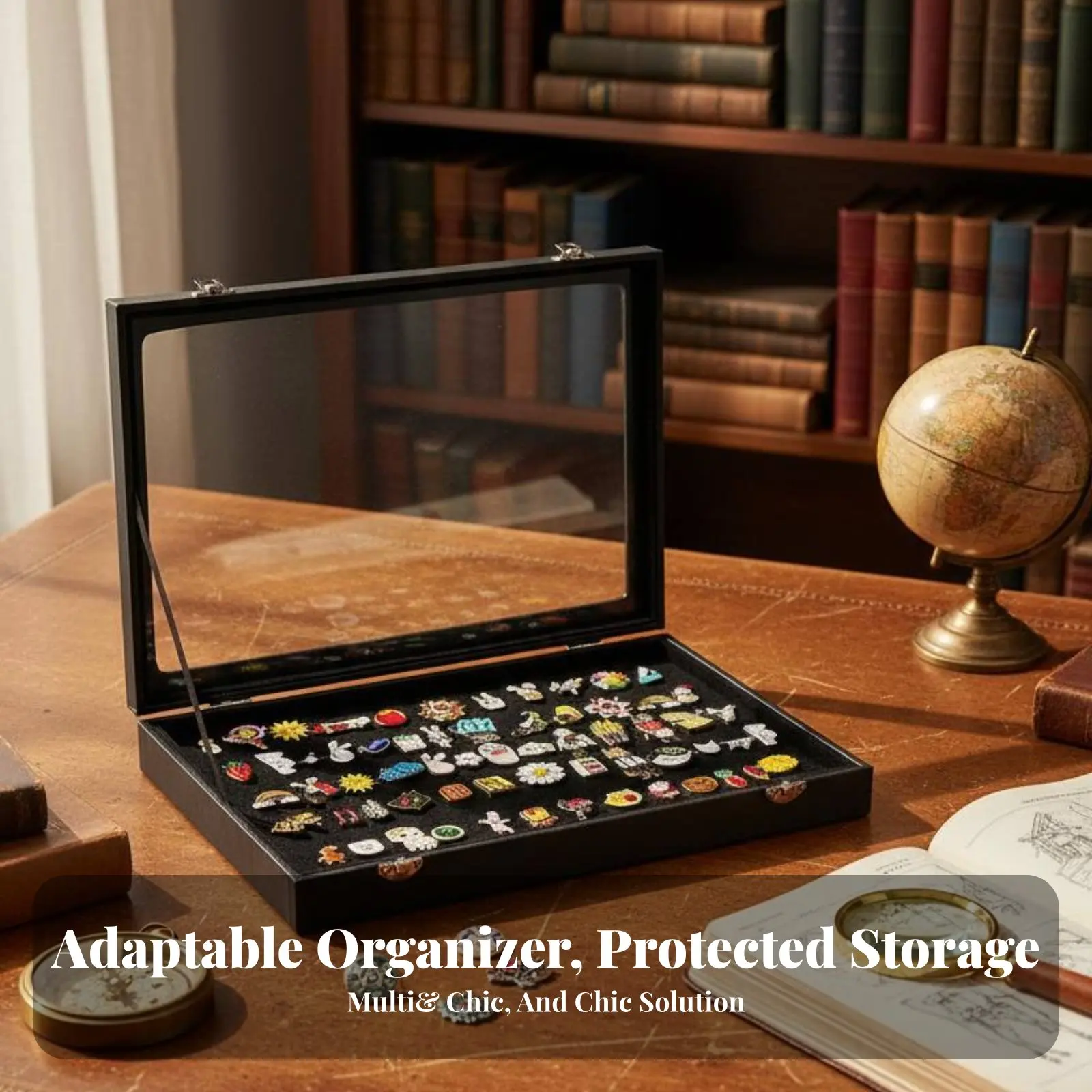 

Three-Dimensional Levitating Frame Anti-Oxidation Display Case Particle-Resistantresistant Airtight Closure