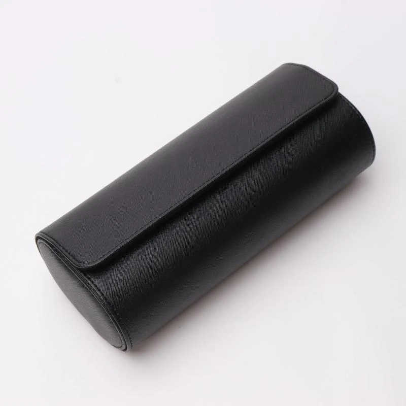 Leather Watch Storage Box Oval Travel Three Watches for Case Watch Gift Box