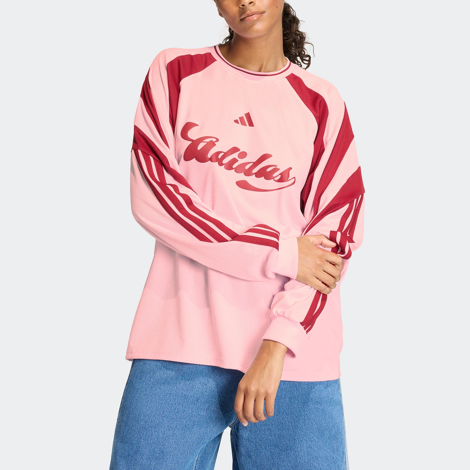 

Adidas Authentic Spring Style Women's Round Neck Breathable Long Sleeve Top JY7640