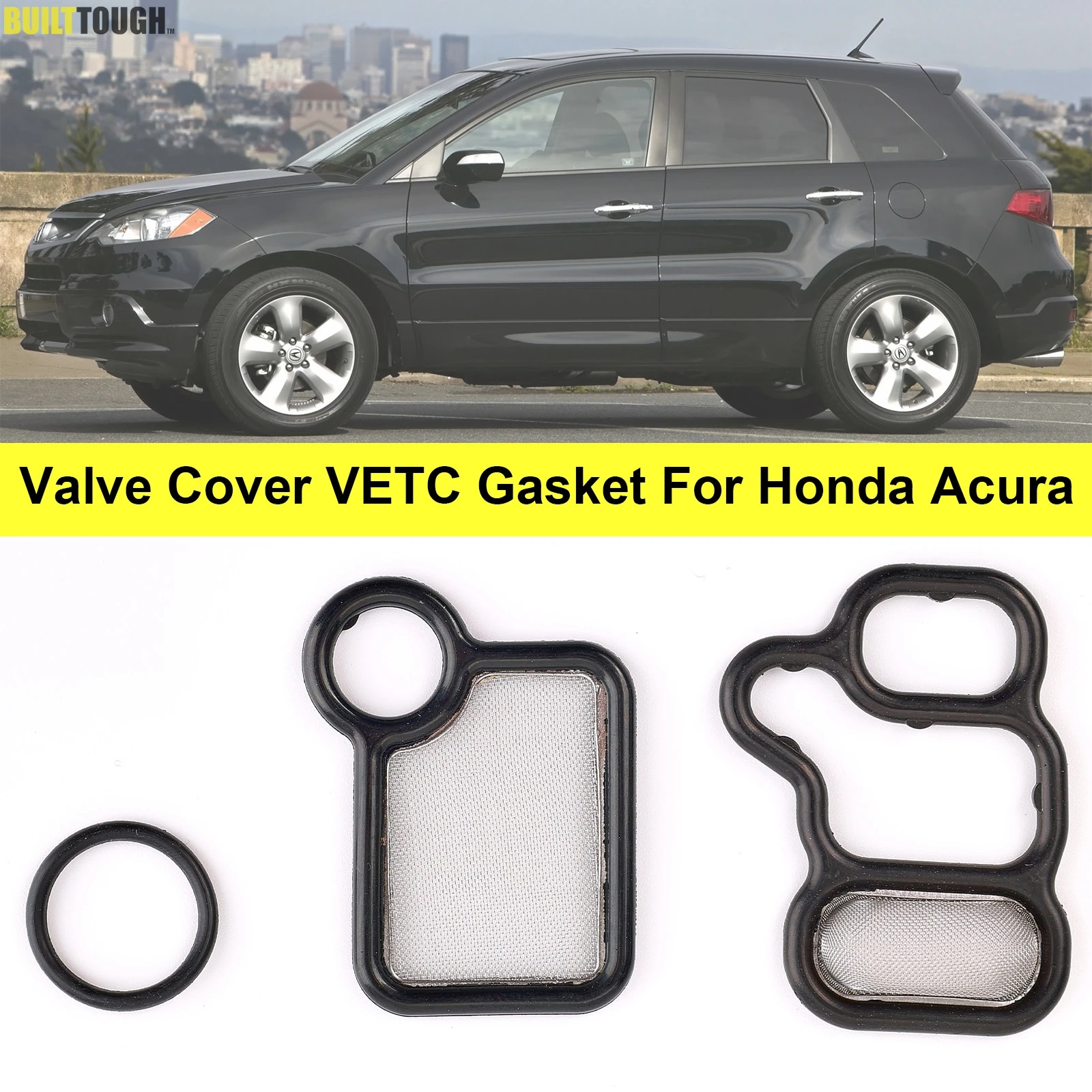 

3pcs Engines Valve Cover Gaskets Kit For VTEC Acura Honda Civic RSX TSX Accord Element 91319-PAA-A01 15815-RAA-A02 15845-RAA-A01