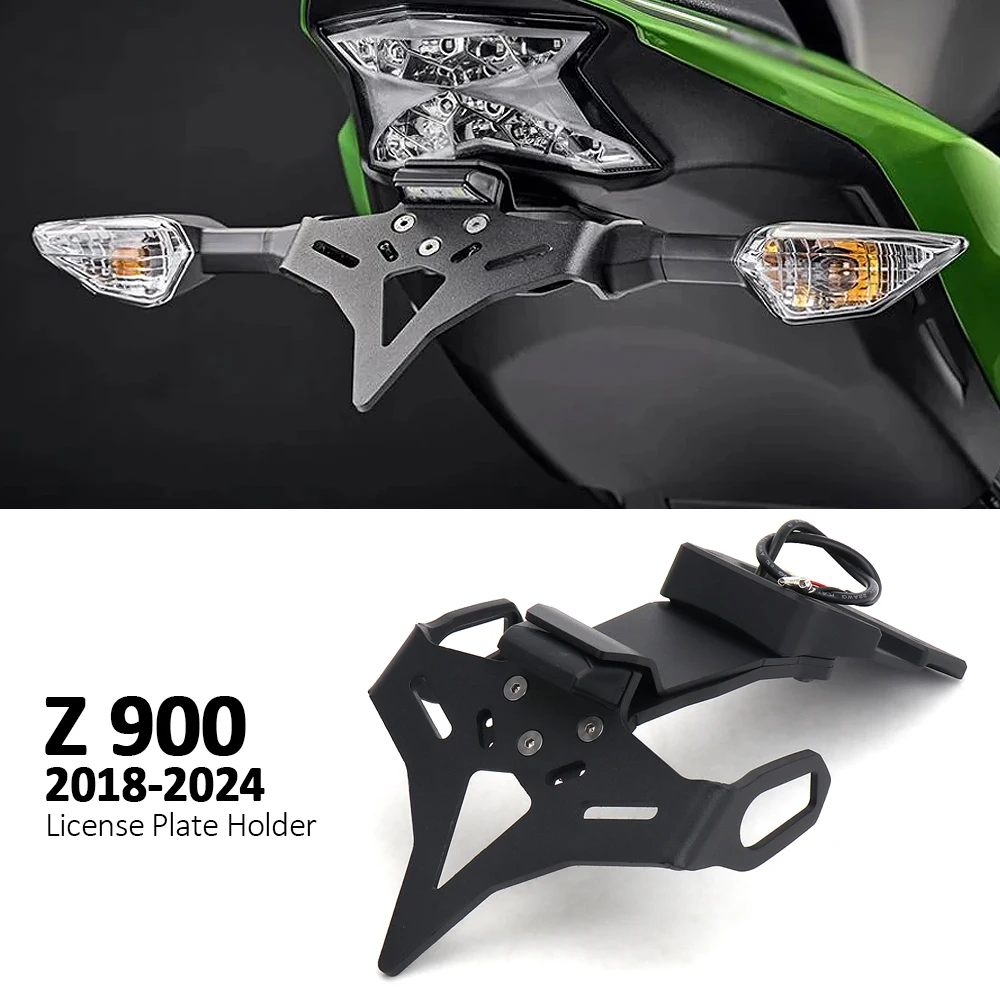 

Z900 License Plate Holder Number For KAWASAKI Z900 SE / ZH2 2018-2024 Motorcycle Accessories Tail Tidy With Led Light