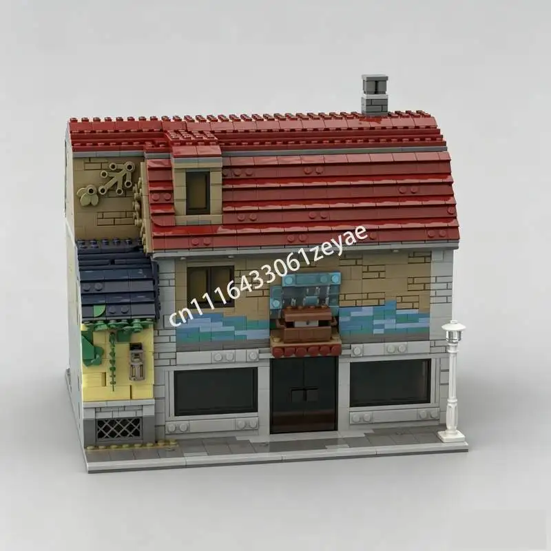 2957PCS MOC Game Location Comic Shop Model Creative Building Blocks DIY Assembly Puzzle Educational Toy Collection Display Gift
