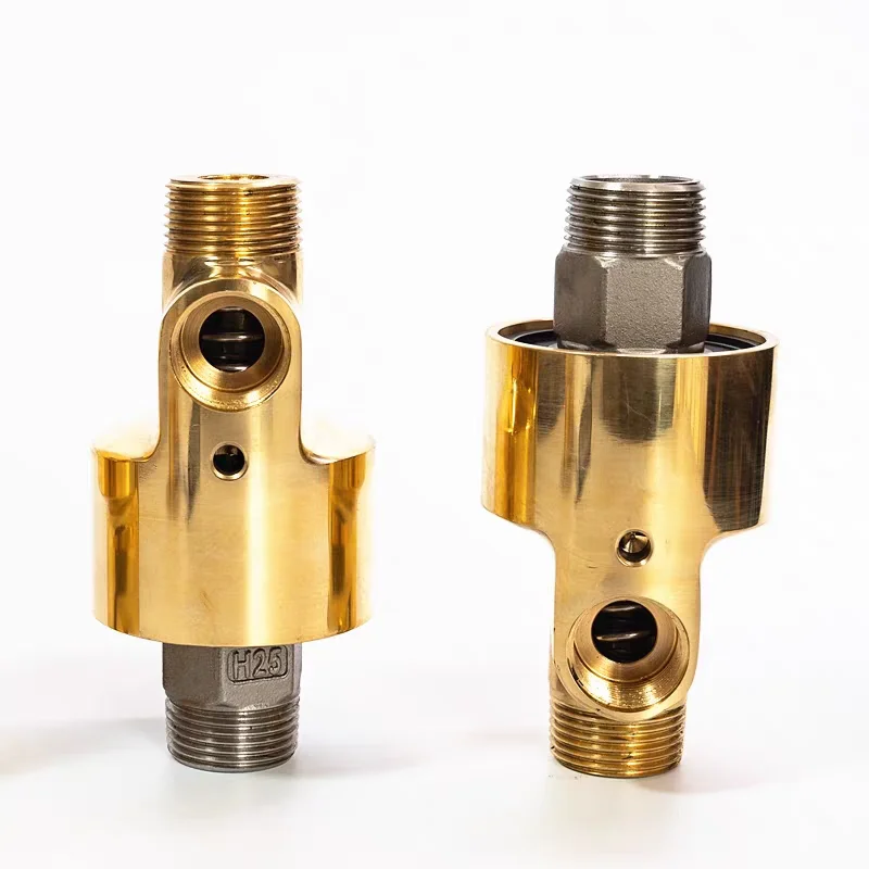 3/4 “ rotating joint 360 rotary joint Water air oil swivel coupling Spray universal connector brass rotation union