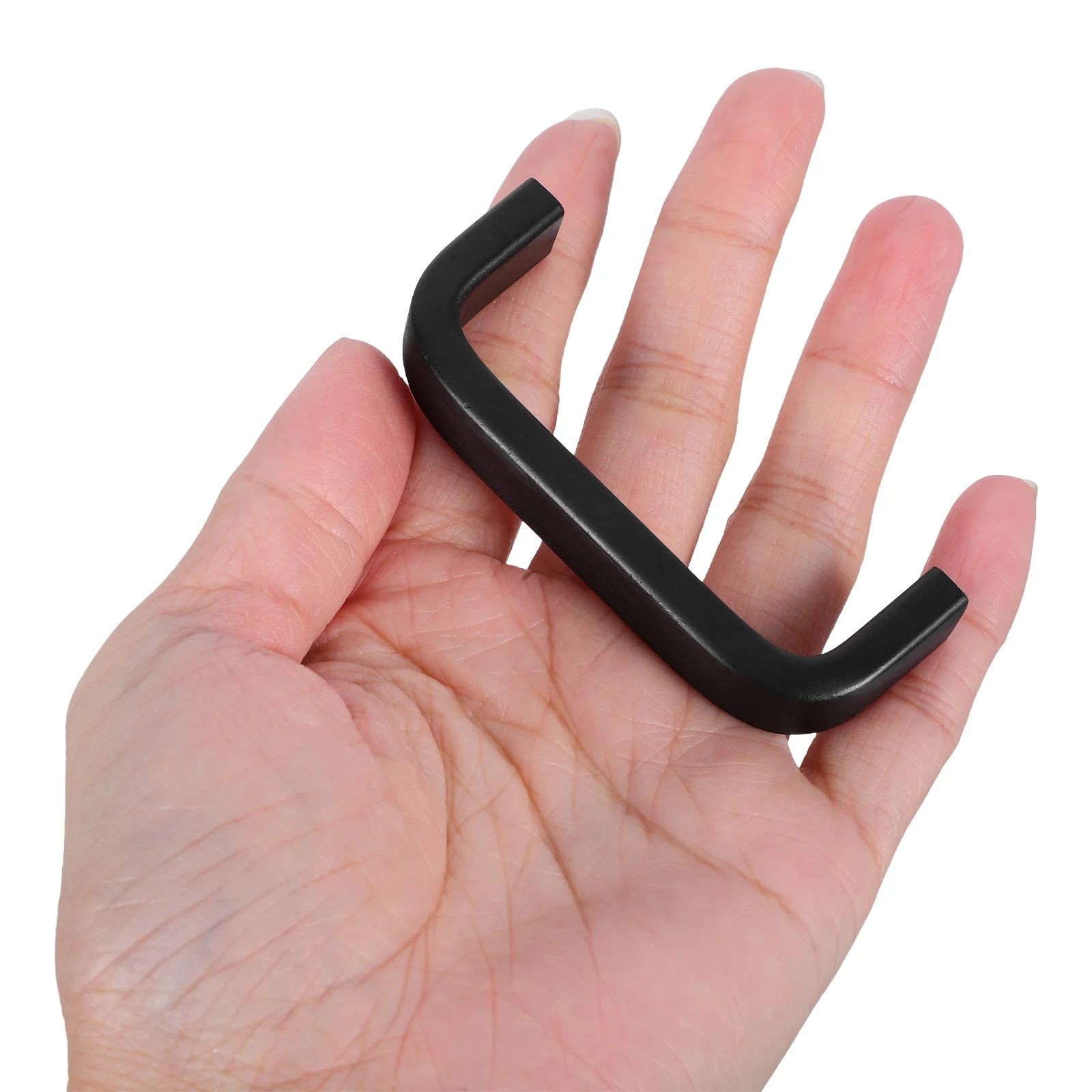 

Black Aluminum Alloy Cabinet Pull Handle Sleek Design for Kitchen Bathroom Drawer Cupboard Door Hardware Cupboard Handles Black