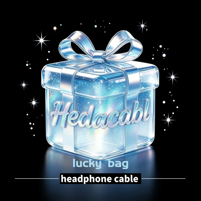 

Hedacabl Earphone Cable Lucky Bag 1.25/1.5m IEM Cable 3.5mm XLR, Compatible with MMCX/0.78 2PIN/Recessed 2PIN IE900 Headphones