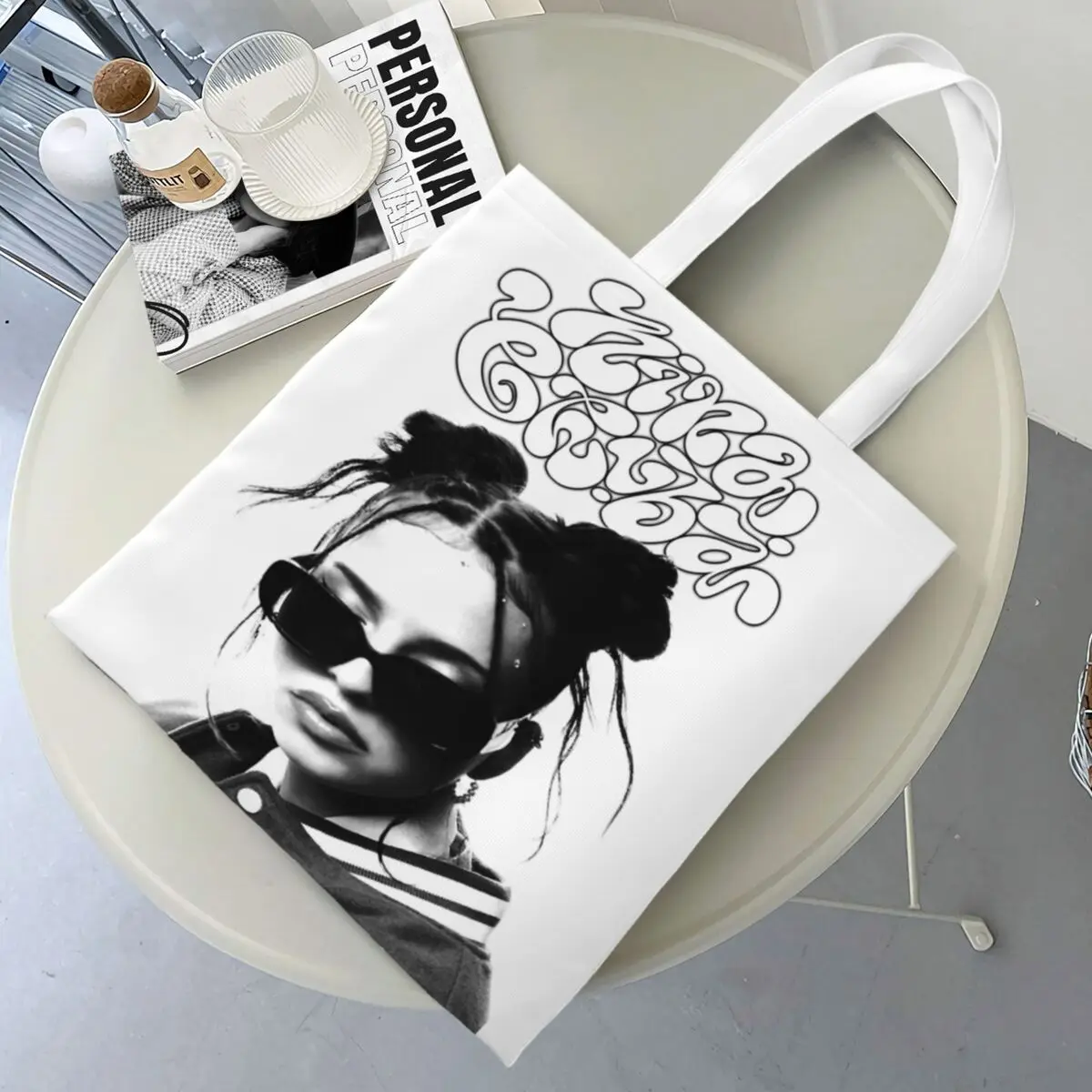 

Nina Chuba Shopper Bag Print Shoulder Bag Women Casual Tote Bag Polyester Work Student Handbags