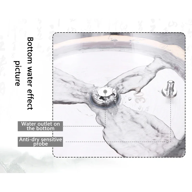 غلاية كهربائية منزلية، غلاية مياه سفلية أوتوماتيكية، طاولة قهوة حقن المياه، طقم شاي متكامل، طباخ التعريفي