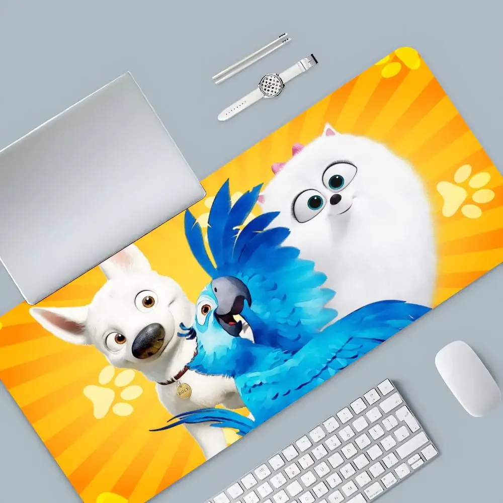 The Secret Life of Pets Mouse Pad Cartoon Lockedge Large Gaming Pad Computer Gamer Keyboard Mat Desk Mousepad for PC Desk Pad