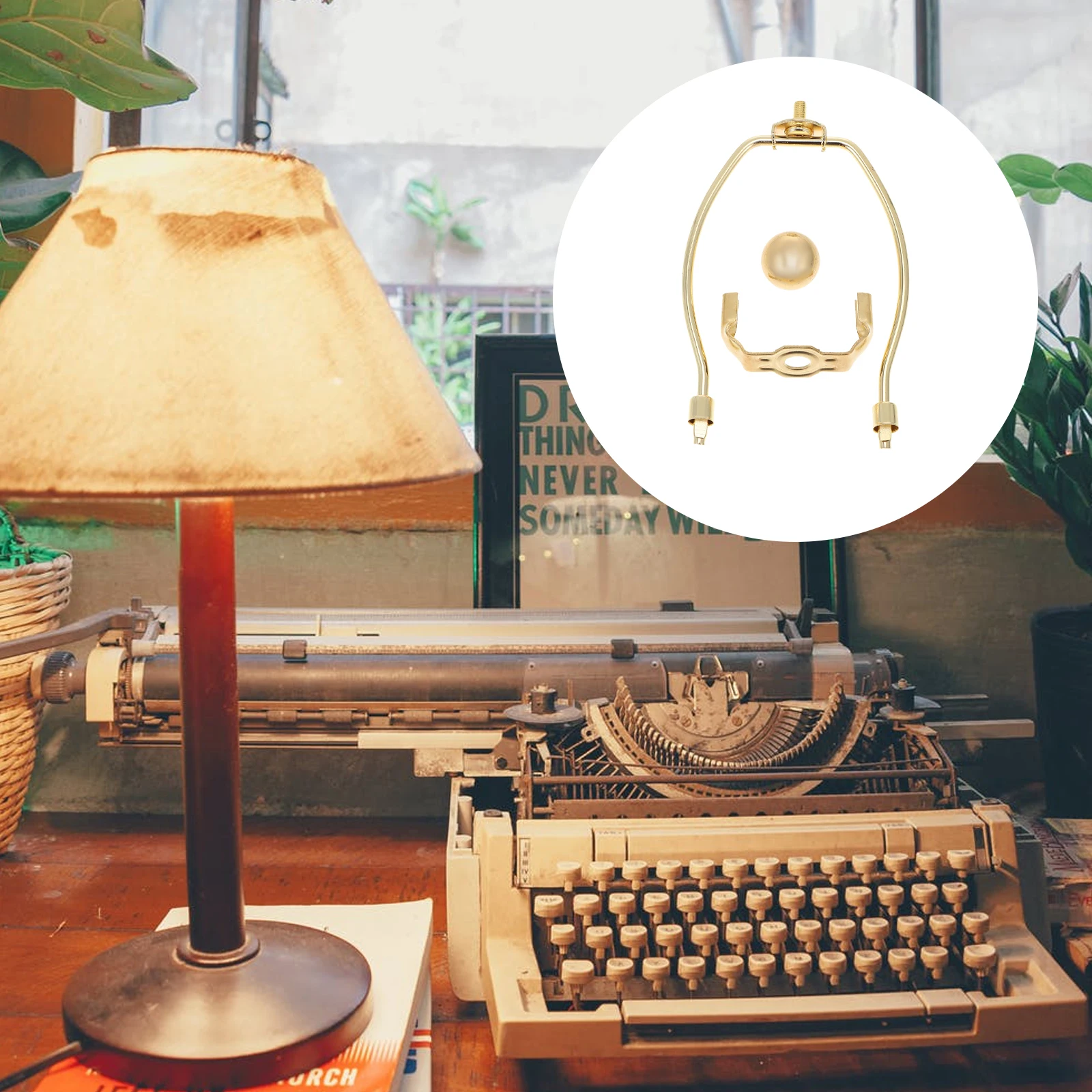 

2Pcs Lampshade Horn Holder Electroplated Antirust Bracket Multifunctional Lamp Shade Accessories Lampshade Horn Bracket