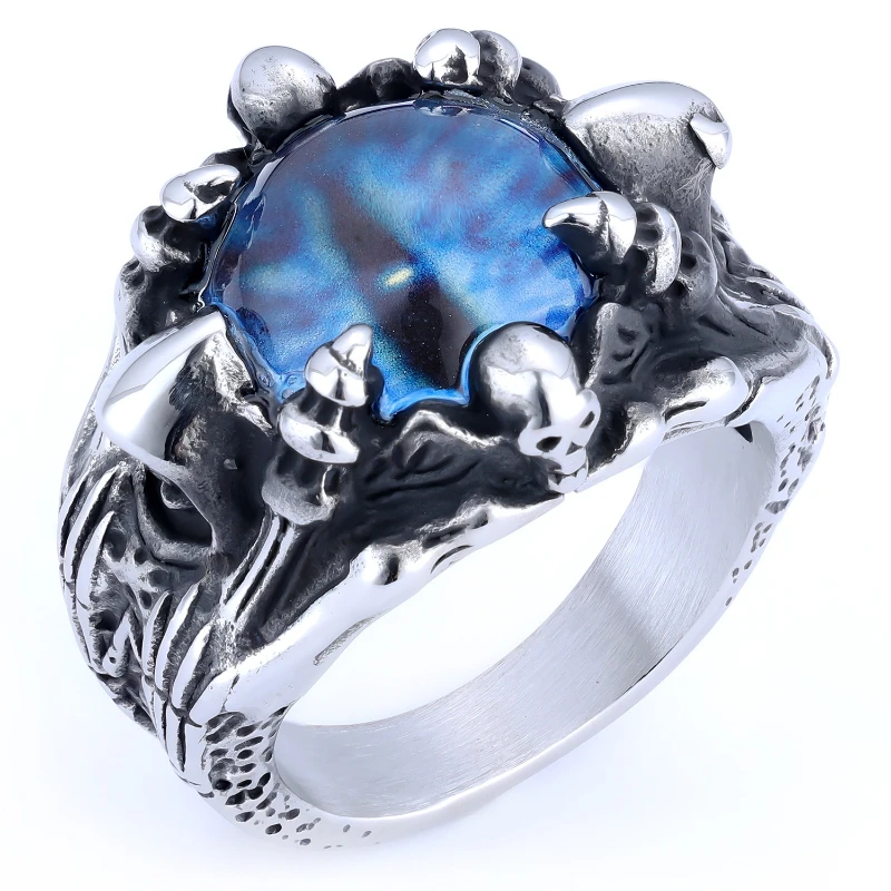 Geometrischer unregelmäßiger Ring Titanstahl Männer Frauen Hip Hop personalisierte Mode Ringe Schmuck – Detail 4