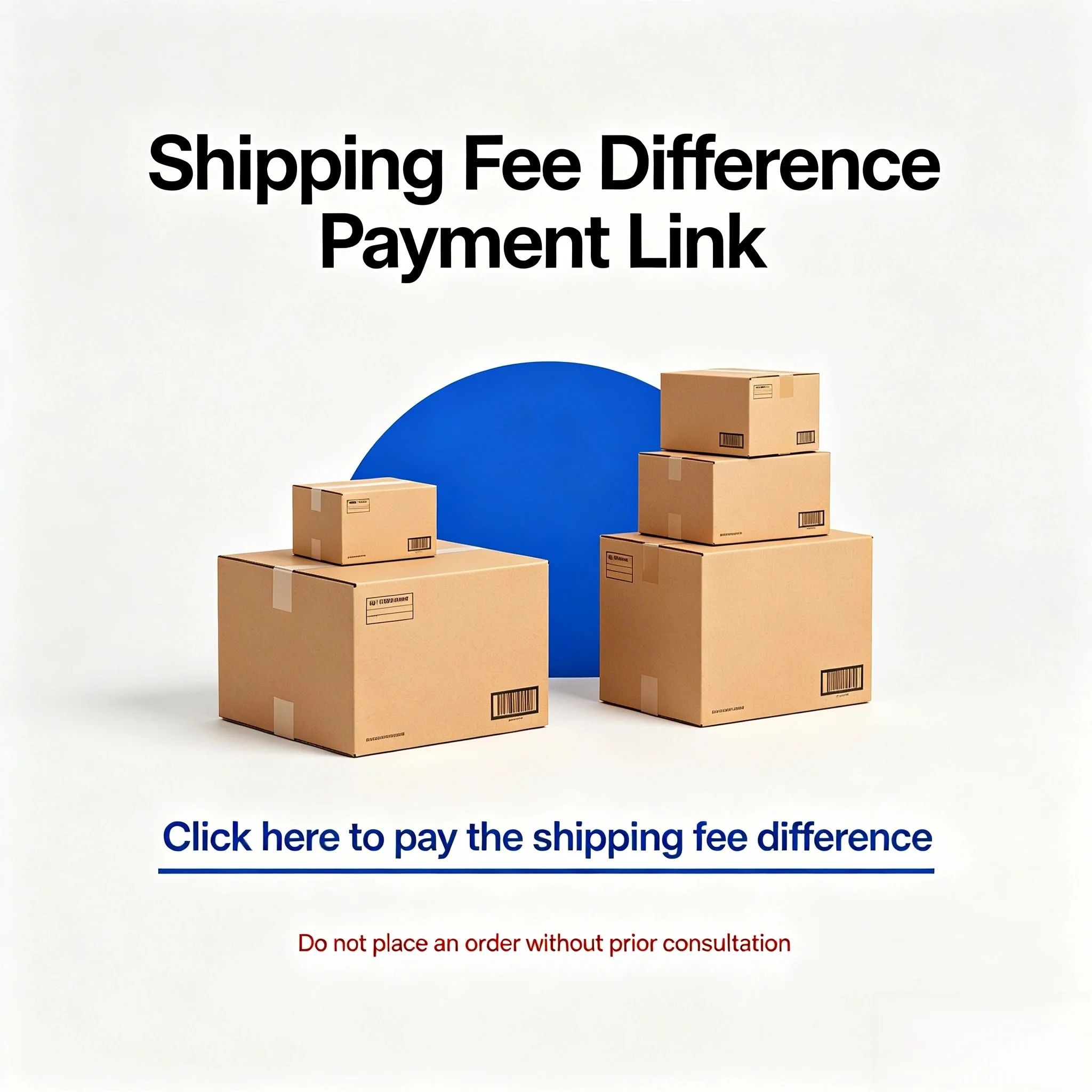 Link to pay the shipping fee difference. Please do not place an order without prior consultation.