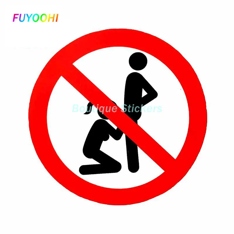 

FUYOOHI Play Stickers for SEX SIGN SYMBOL ALERT Car Sticker Waterproof Auto Wall Bumper Trunk Logo Decal Car Assessoires