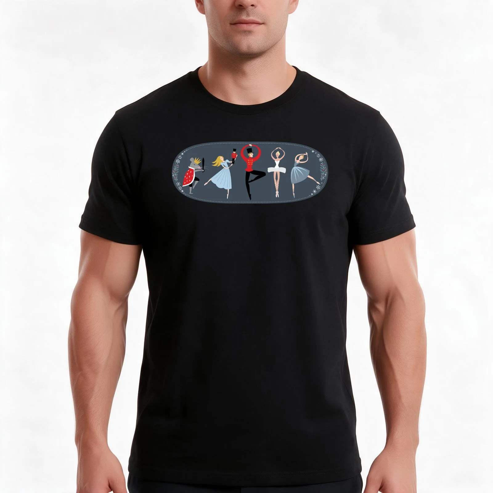 Clara's Nutcracker Ballet T-Shirt Summer Casual Cotton Tee Oversized Streetwear Tops Vintage Graphic Print Unisex Men Women
