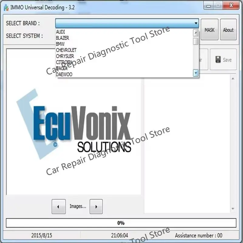 ECU Vonix Solutions IMMO Universal Decoding V3.2 Software to Repair and remove ECU IMMO code work with UPA-USB work Win7-32bits