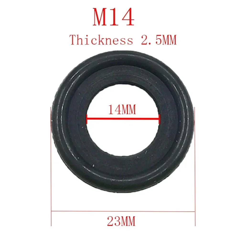 10x M 12/Oil Drain Plug Gasket 11mm Rubber Sealing Oil Drain Gaskets Washer Oil Pan Sealer Replacement 12616850