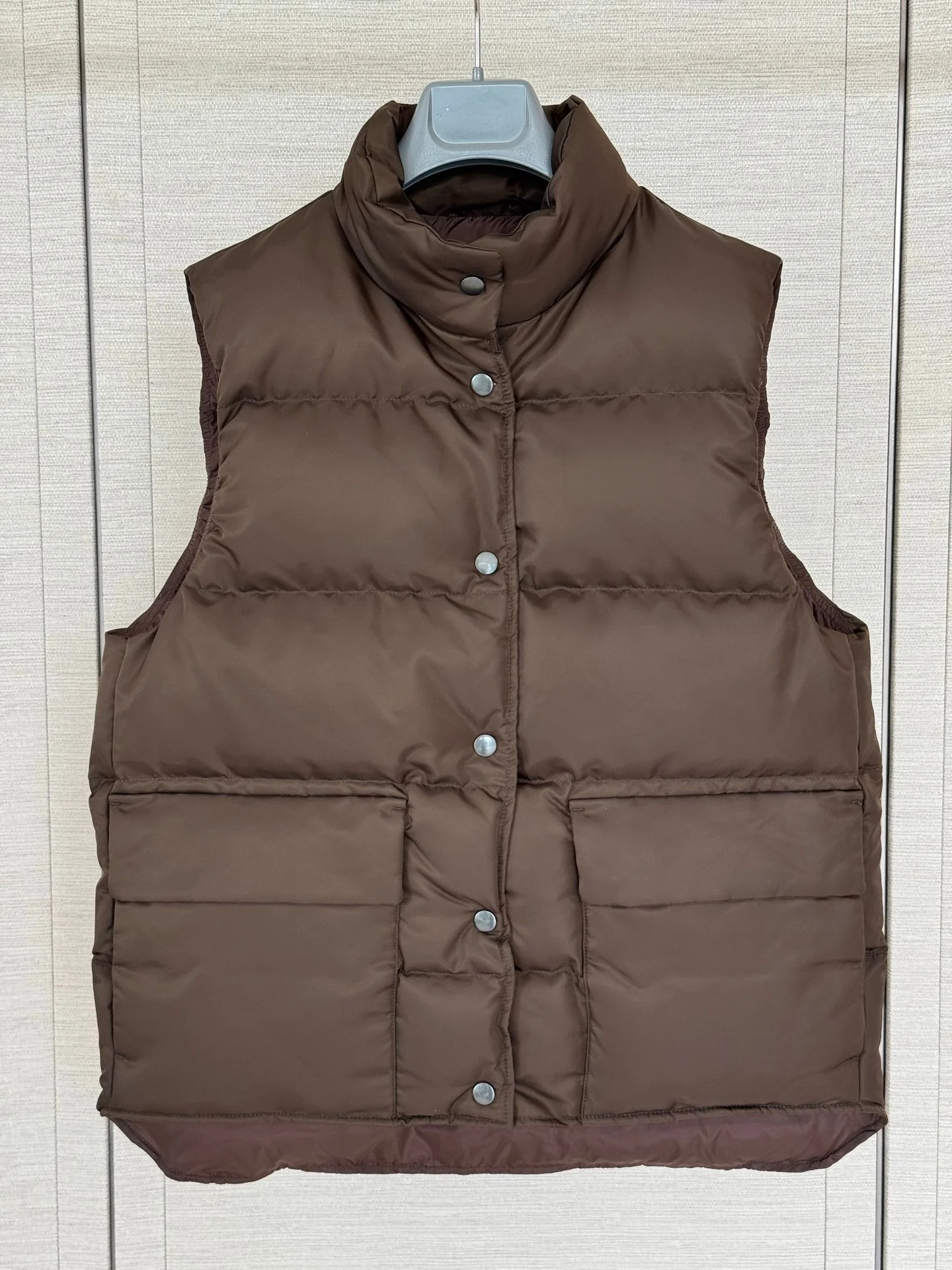 Versatile Stand Up collar Button Down Vest For Women's Commuting Style  Slimming And Keeping Warm Jacket  Vest  2026 Model