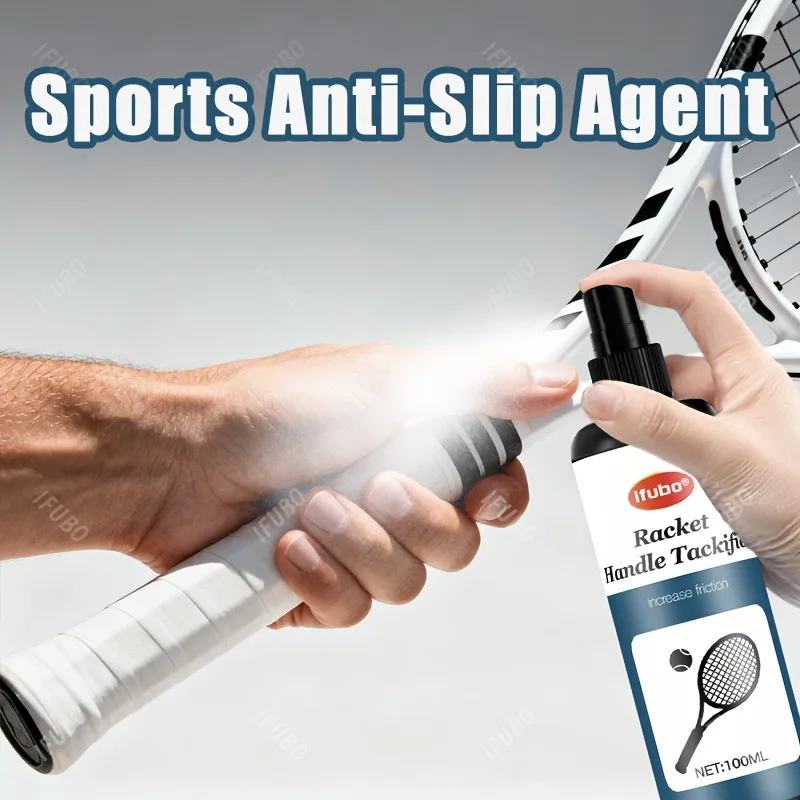 

Противоскользящий спрей для спортивных ракеток: прочная ручка, устойчивая к поту формула для тенниса/пинг-понга и занятий спортом на открытом воздухе