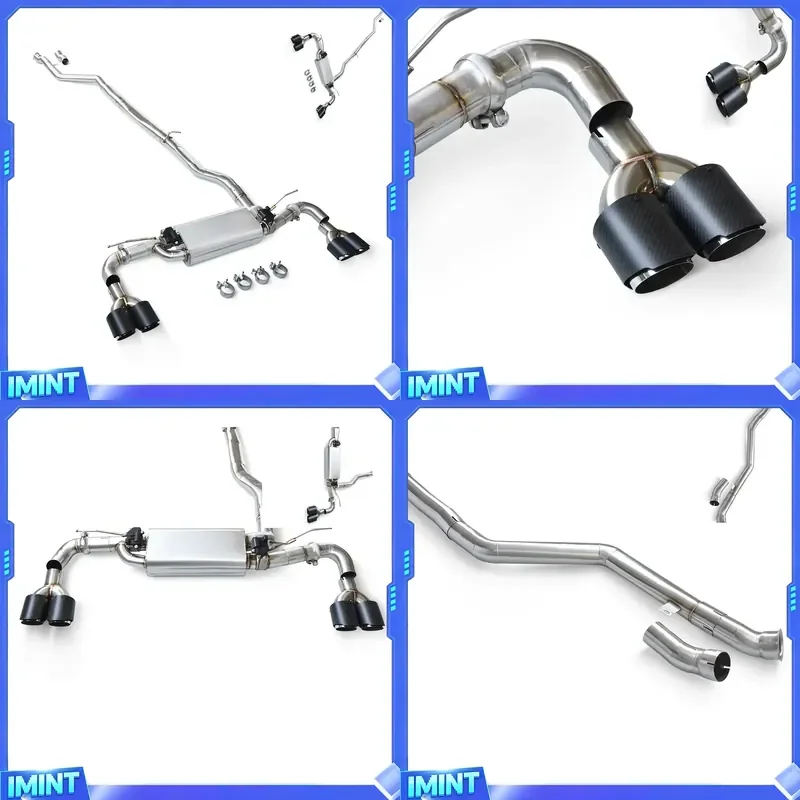 Valved SS304 Catback Exhaust Muffler System with Dual Mode Fit for 540 540i G30 G38 B58 3.0T 2015-2025 Performance