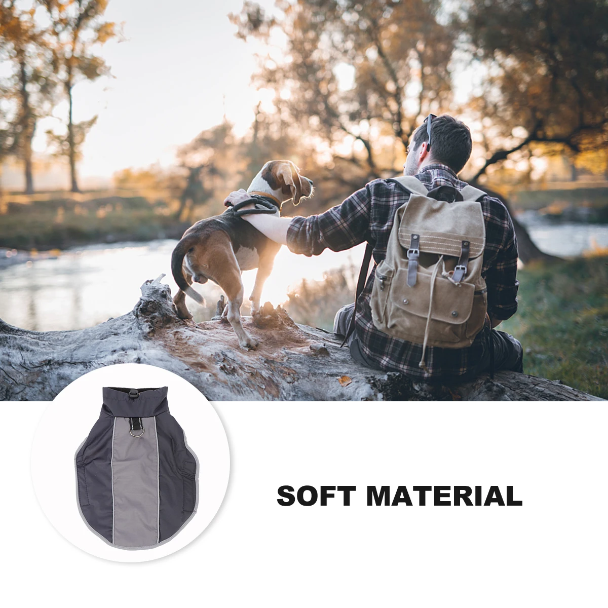 

Black Dog Coat Waterproof Size Xxxl Reflective Warm Winter Jacket Breathable Comfortable Puppy Warm Clothes for Dog Walking