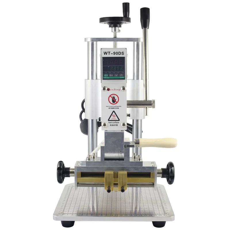 Multi Functional Quick Mold Change Leather Phone Case Notebook Trademark Hot Press Hot Stamping Machine