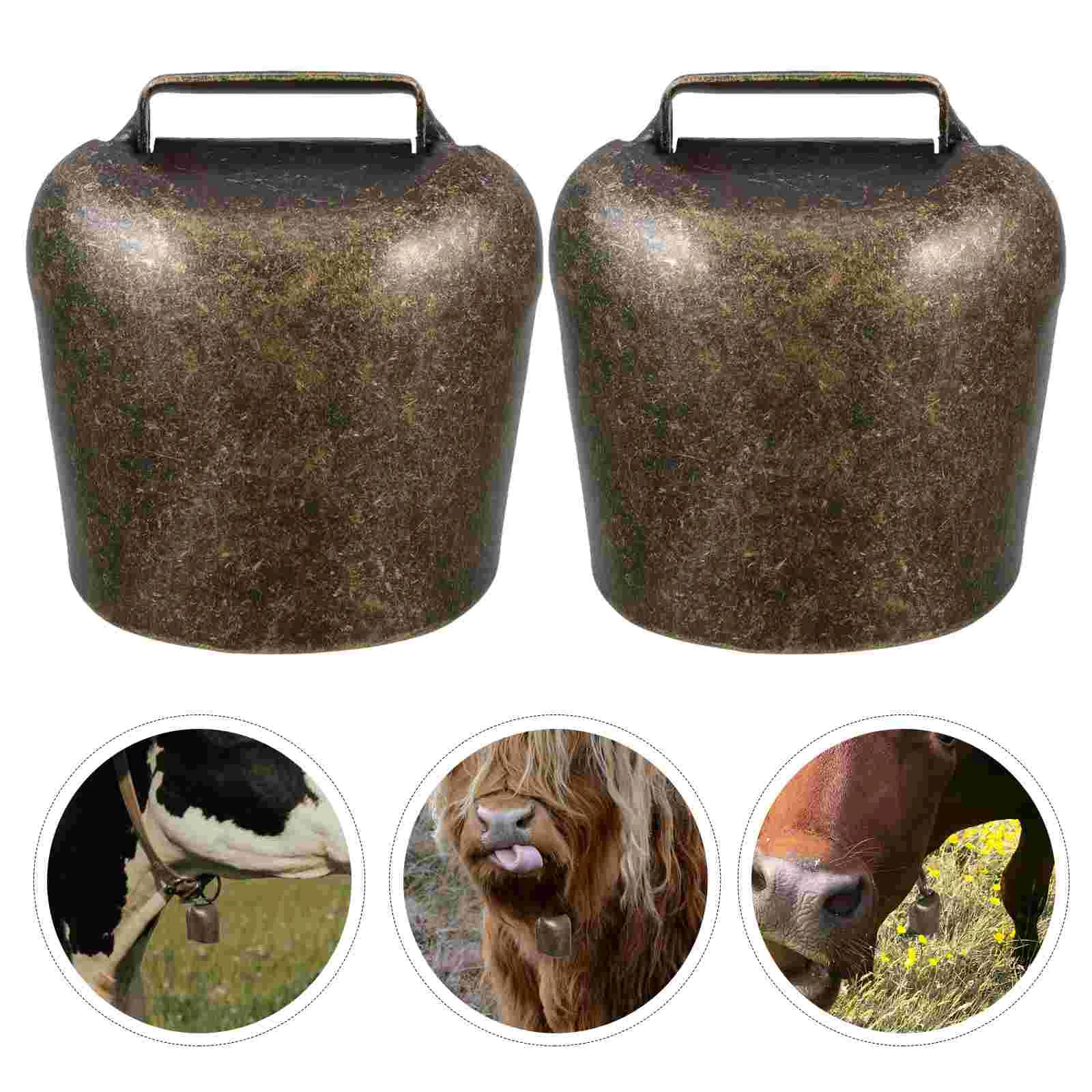 

2 Pcs Top Pin Protector Cattle and Sheep Bells Baby Proofing Plug Covers Pendant The Wire Protectors