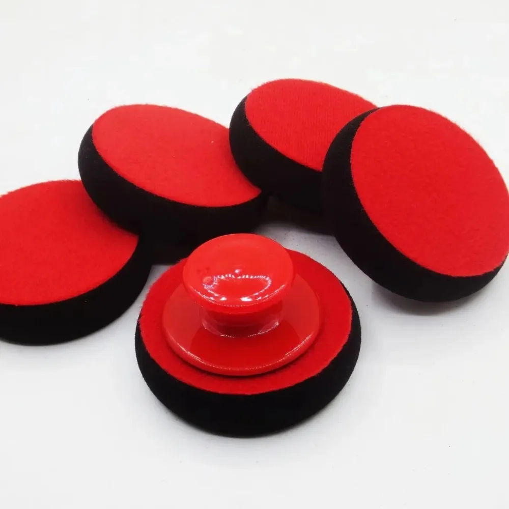 Small Handheld Car Waxing Sponge Crystal Plating Beauty Seam Polishing Cleaning Sponge for Auto Detailing