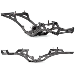 Carbon Fiber LCG Chassis Frame Kit and Ultralight Portal Transmission for 1/10 RC Rock Crawler Capra SCX10 Vanquish F9 F10 Axle