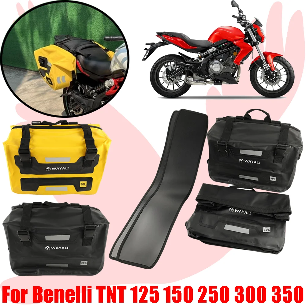 

For Benelli TNT125 TNT150 TNT250 TNT300 TNT350 TNT 350 Motorcycle Saddle Bag Quick Release Luggage Storage Bags Waterproof Bag