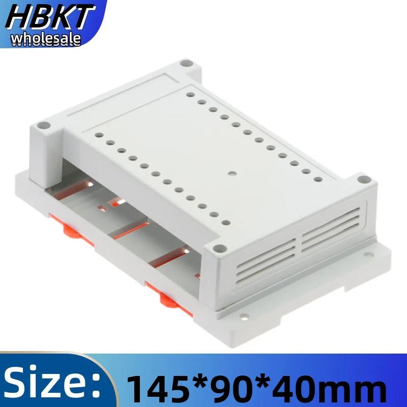 1Pcs Uxcell 145x90x40mm Electrical Plastic Enclose Terminal Junction Project Box Connector PLC