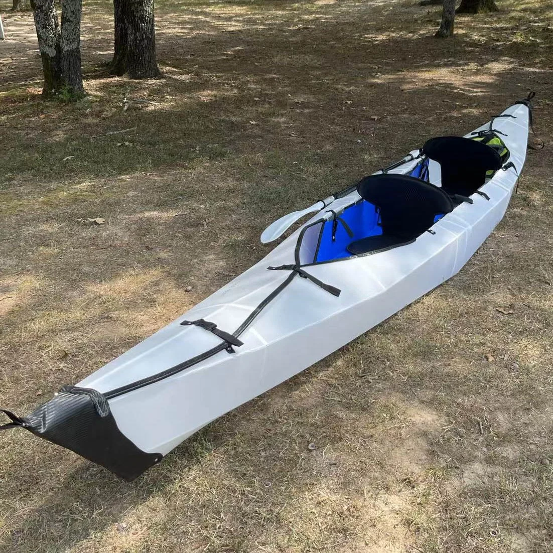 

1 2 Person Boats Paddle Collapsible Lake River Durable Lightweight Stable Universal Foldable Kayakpromote sales