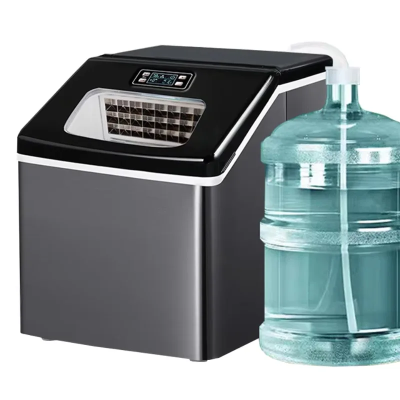 Portable Ice Maker, Cubes Countertop Ice Machine for Home Kitchen Office Bar Party