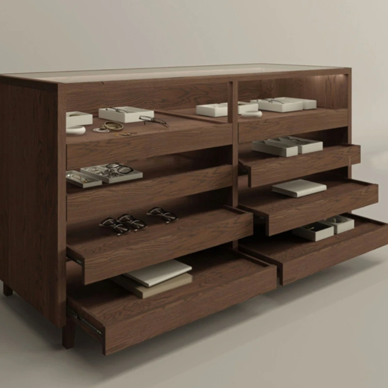 

Clothing Store Nakajima Taiwan Locker Display Cabinet Multi-layer Display Rack Cabinet Clothing Store Jewelry Store