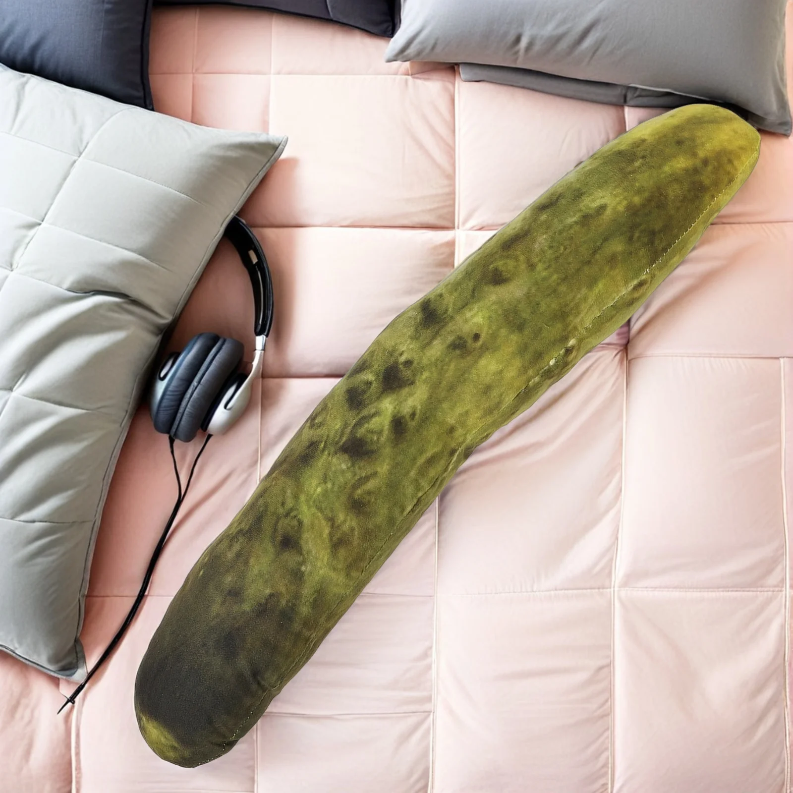 

Cucumber Soft Stuffed Doll Simulation Pickle Plush Pillow 68cm Fun Sleep Long Pillow Lumbar Back Cushion Birthday Gift Home Deco