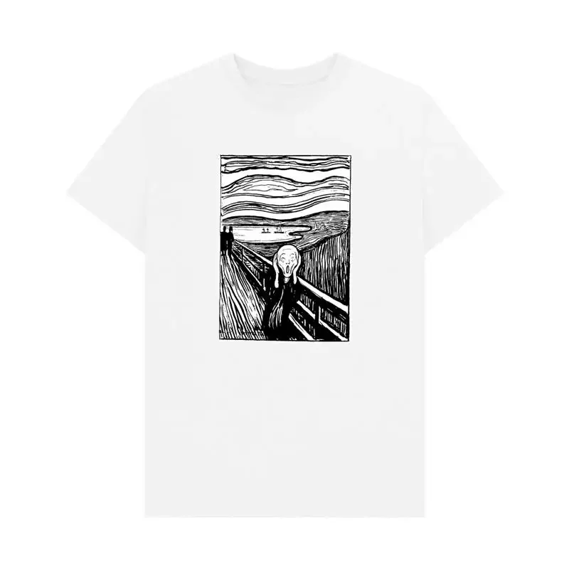 PREMIUM OFFICIAL apoh Munch Lino T Shirt