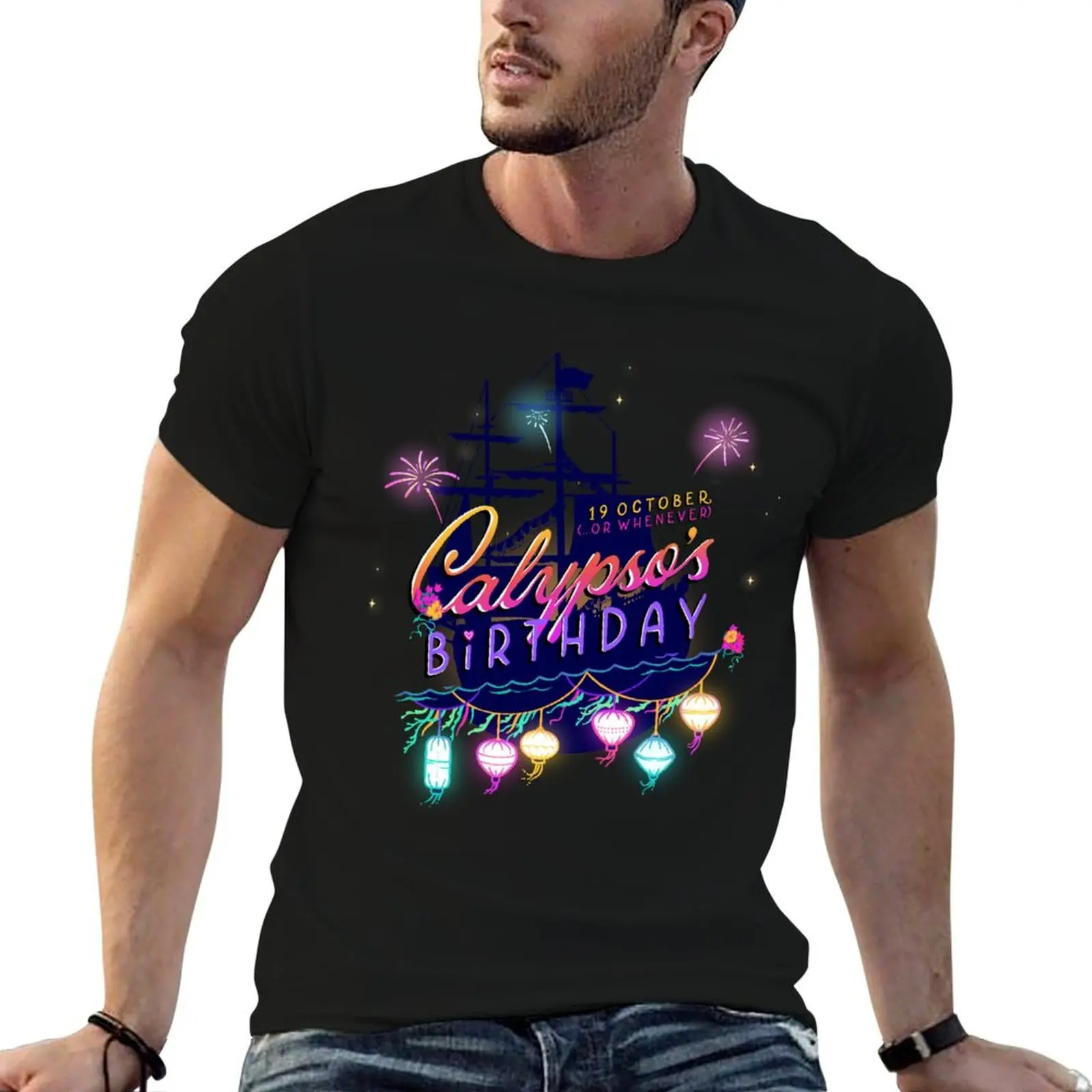 

Calypso’s birthday T-Shirt sports fans Aesthetic clothing t shirt for men