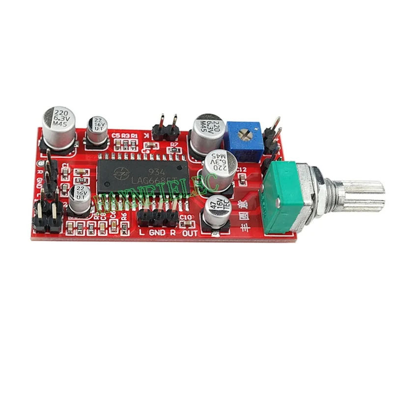 A+for LAG668 Tape Player Magnetic Head Amplifier Board Bass Headphone Amplificati DC