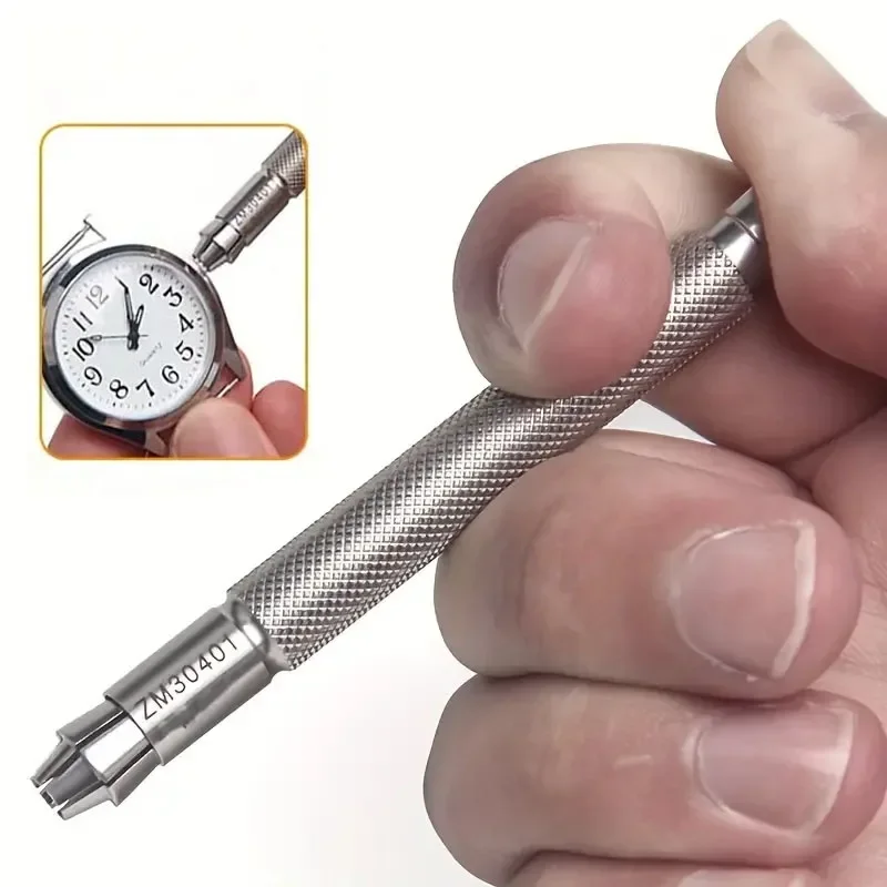 Stainless Steel Watch Crown Winder Mechanical Winding Tool DIY Watchmaker Household Watch Disassembly Maintenance Craft Supplies