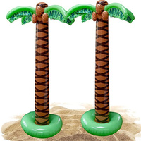 170cm Giant Inflatable Palm Tree Hawaiian Luau Party Supplies Coconut Tree Beach Pools Toy Tropical Summer Birthday Decoration