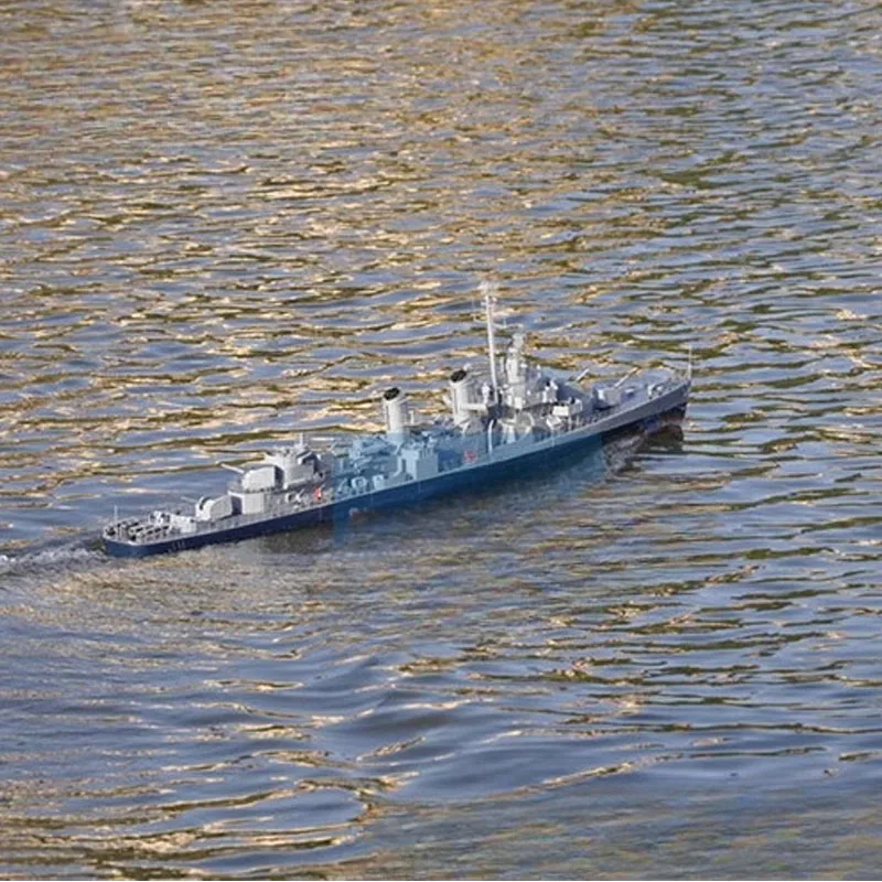 1/72 Rc Fletcher Klasse Destroyer Model Afstandsbediening Elektrisch Schip Model Afgewerkt Speelgoed Cadeau Oorlogsschip Model Marine Slagschip