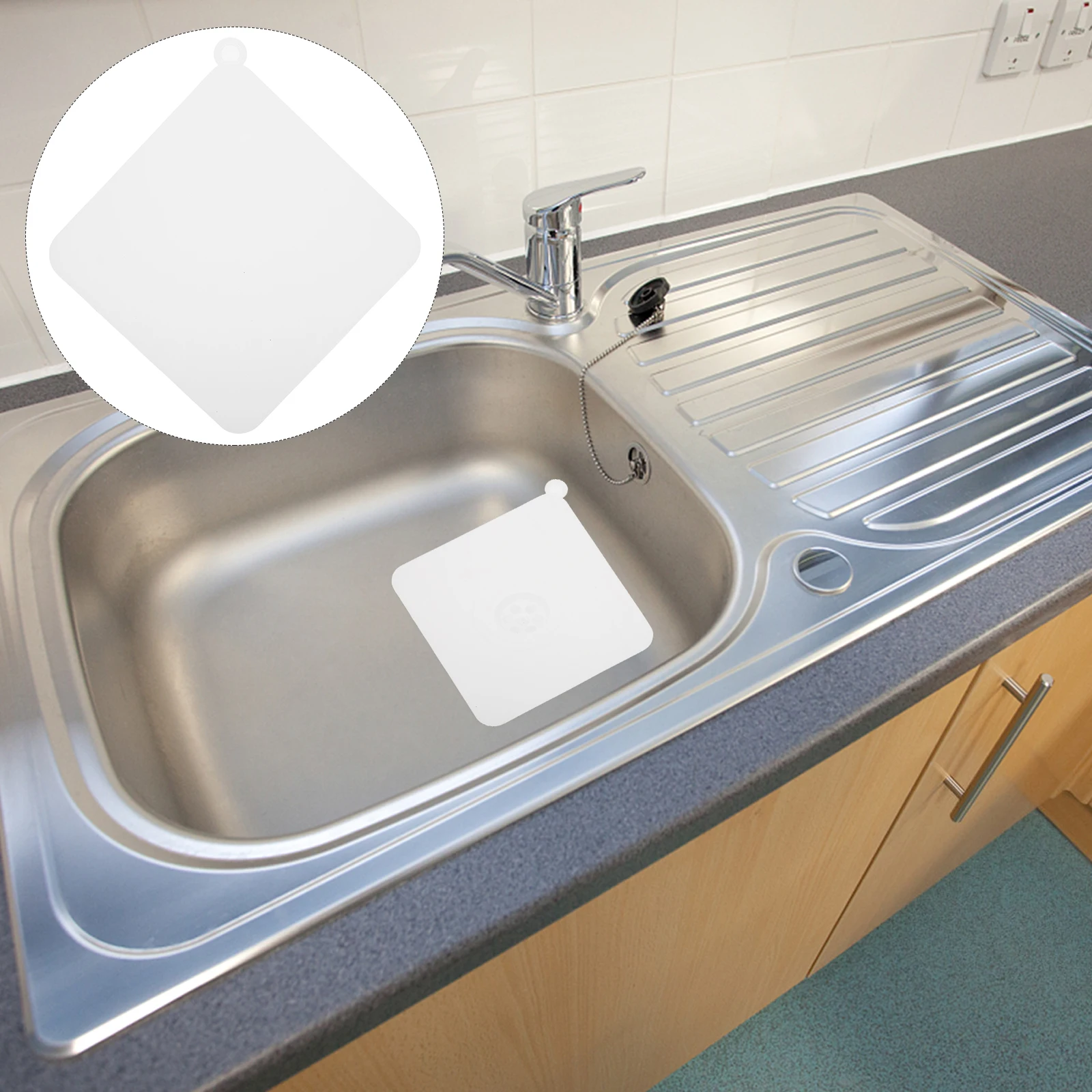 

Silicone Drain Cover Insect Mat Stopper Toilet Sewer Filtering Anti Odor Floor Bath Kitchen Hair Catcher Basinhtub Tidy Square