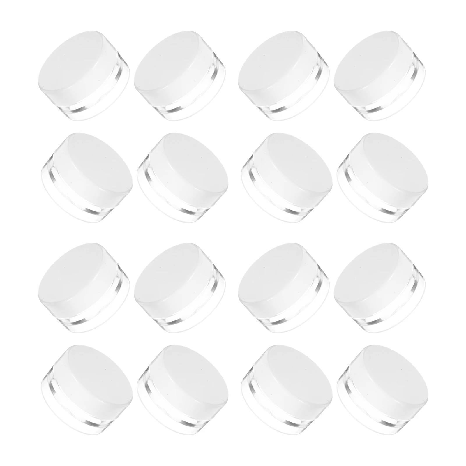 

20pcs Containers Skincare Jars Cream Lotion Travel Toiletry Plastic Transparent Moisturizer Dispenser Skin Care Bottle