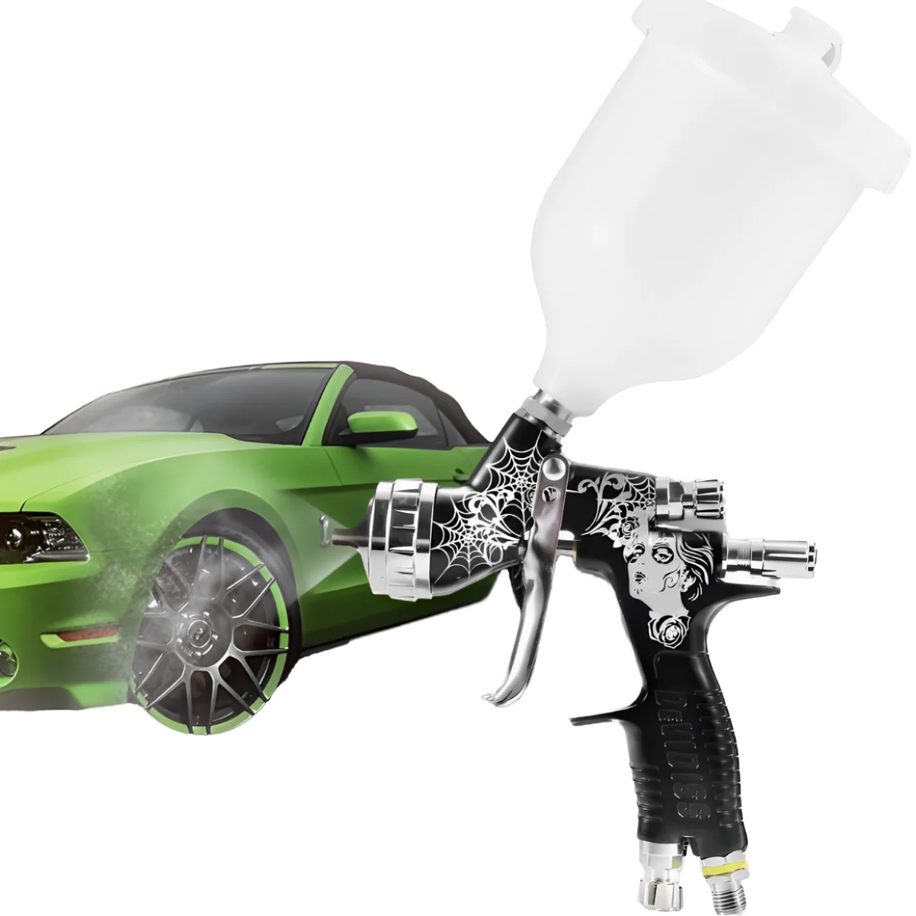 

Pro Lite Golden 1.3mm Nozzle Spray Gun Original 600cc Paint Gun