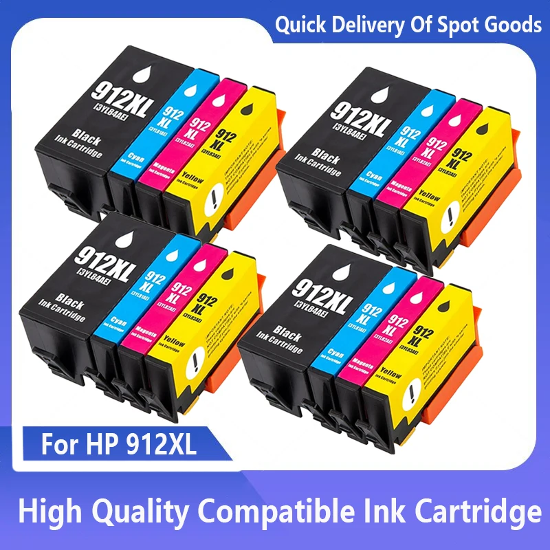 912 XL 912XL 917XL ink cartridge Premium Color Compatible Printer Ink Cartridge for HP OfficeJet 8010 8012 8015 8020 8025 etc