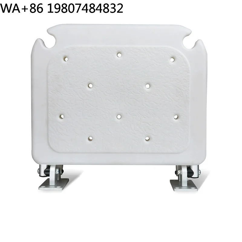 Lightweight Aluminum Foldable Wall Mount Shower Bench Heavy Load Portable Bath Stool Anti Slip Stable Frame For Elderly Pregnant